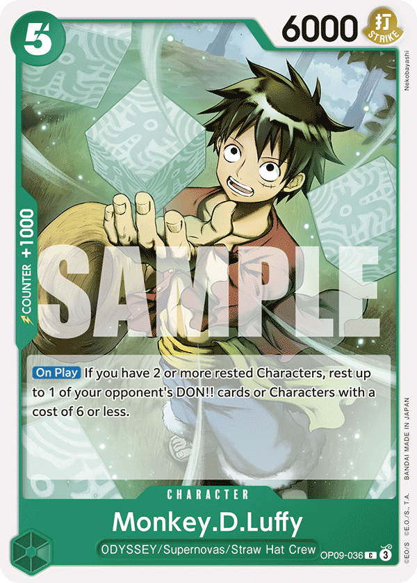 Monkey.D.Luffy (036) OP09-036 One Piece TCG