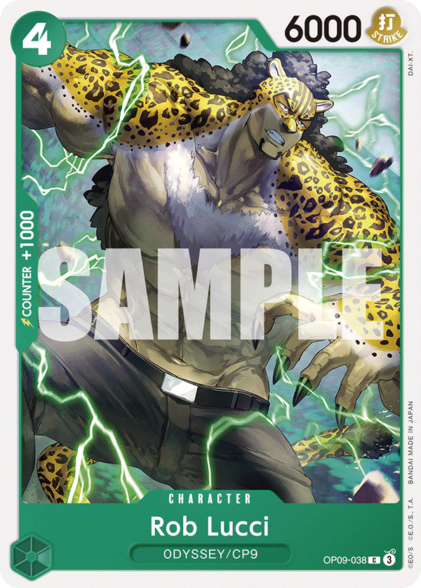 Rob Lucci (038) OP09-038 One Piece TCG