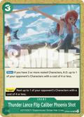 Thunder Lance Flip Caliber Phoenix Shot OP09-040 One Piece TCG