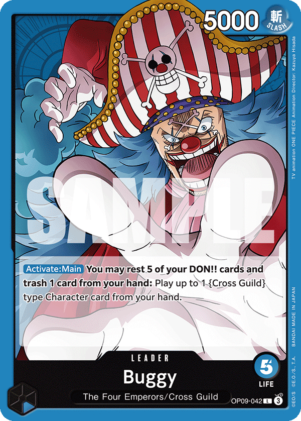 Buggy (042) OP09-042 One Piece TCG