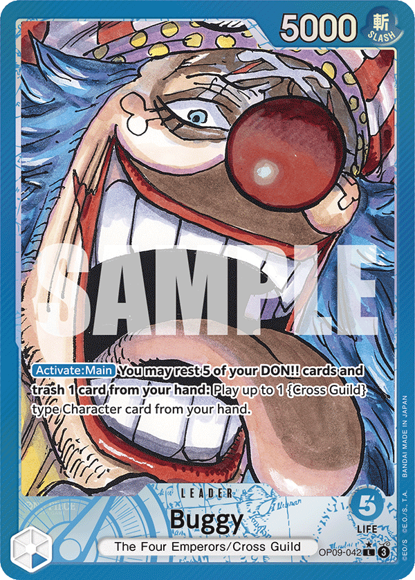 Buggy (042) (Parallel) OP09-042_p1 One Piece TCG