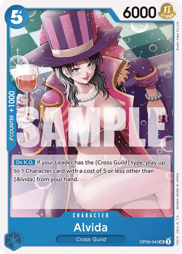 Alvida OP09-043 One Piece TCG