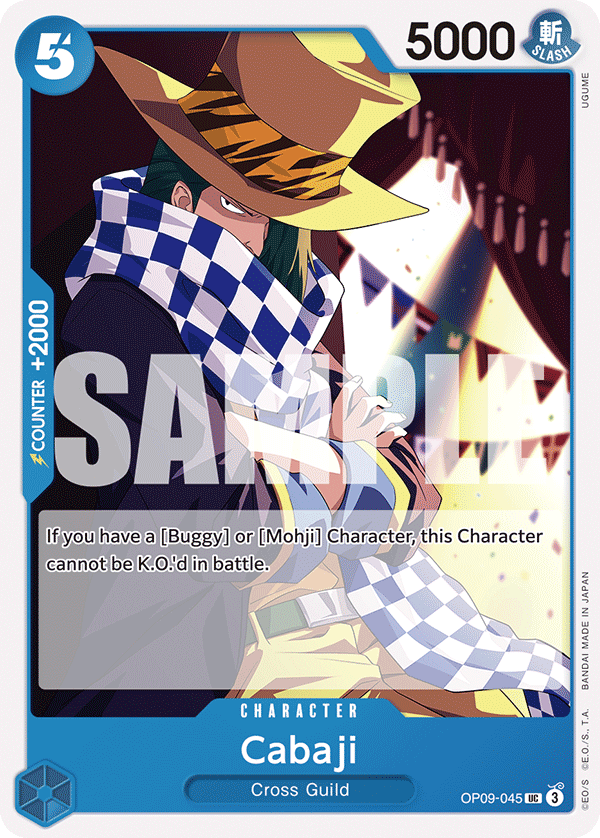 Cabaji OP09-045 One Piece TCG