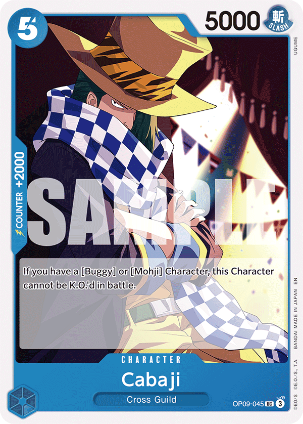 Cabaji (Reprint) OP09-045_r1 One Piece TCG