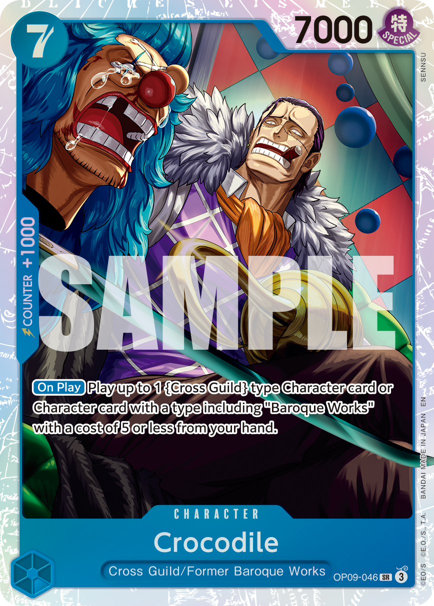 Crocodile - OP09-046 (Reprint) OP09-046_r1 One Piece TCG