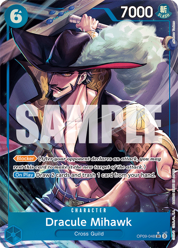 Dracule Mihawk (Parallel) OP09-048_p1 One Piece TCG