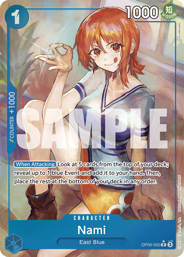 Nami (050) (Parallel) OP09-050_p1 One Piece TCG