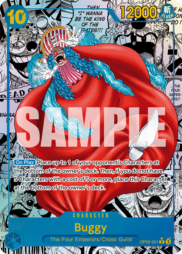 Buggy (051) (Manga) OP09-051_p2 One Piece TCG