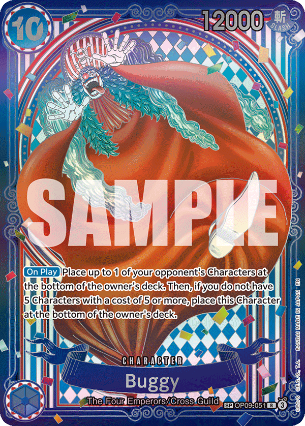 Buggy - OP09-051 (SP) OP09-051_p5 One Piece TCG
