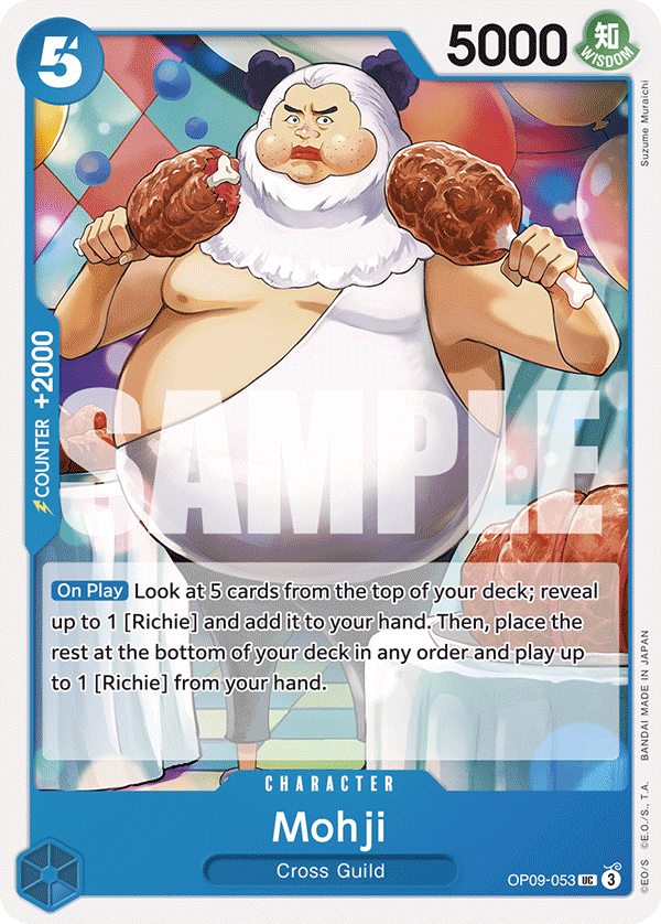 Mohji OP09-053 One Piece TCG