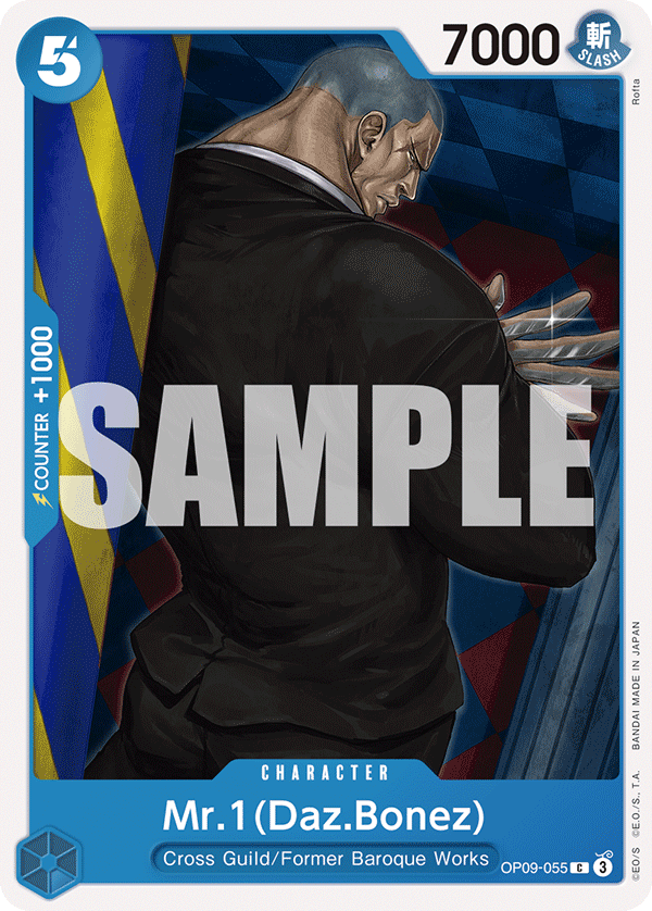 Mr.1(Daz.Bonez) OP09-055 One Piece TCG