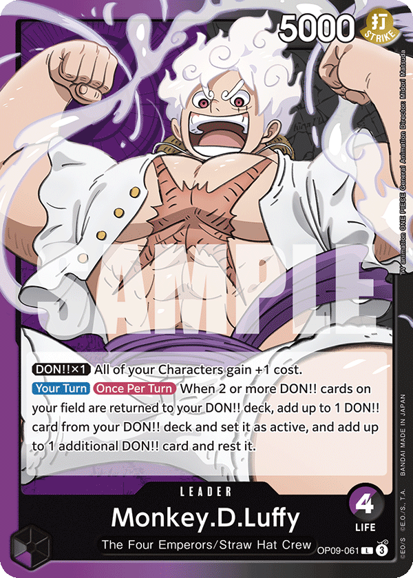 Monkey.D.Luffy (061) OP09-061 One Piece TCG