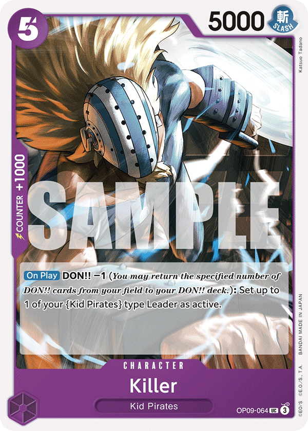 Killer OP09-064 One Piece TCG