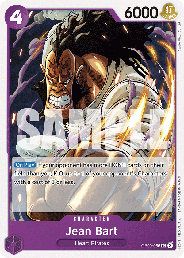 Jean Bart OP09-066 One Piece TCG