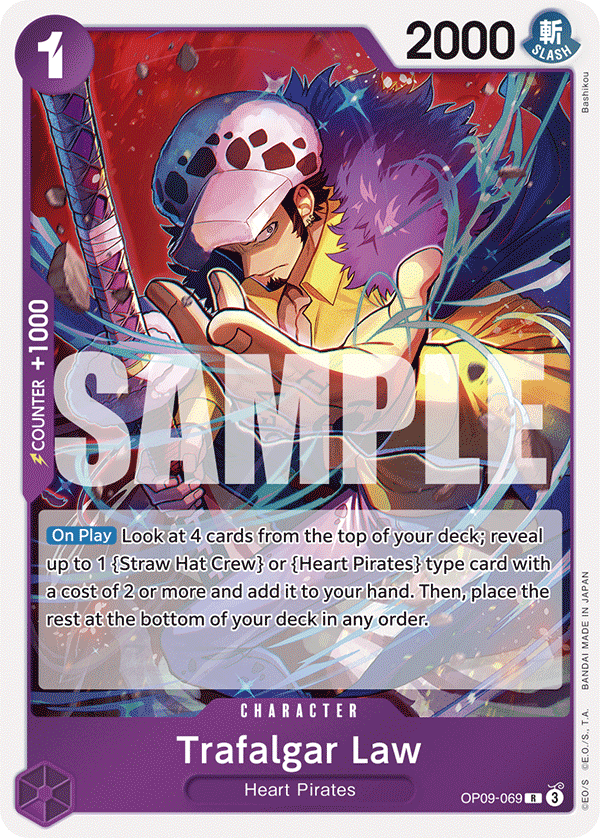 Trafalgar Law (069) OP09-069 One Piece TCG