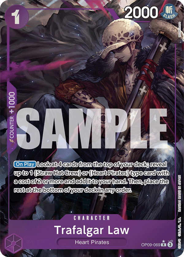 Trafalgar Law (069) (Parallel) OP09-069_p1 One Piece TCG