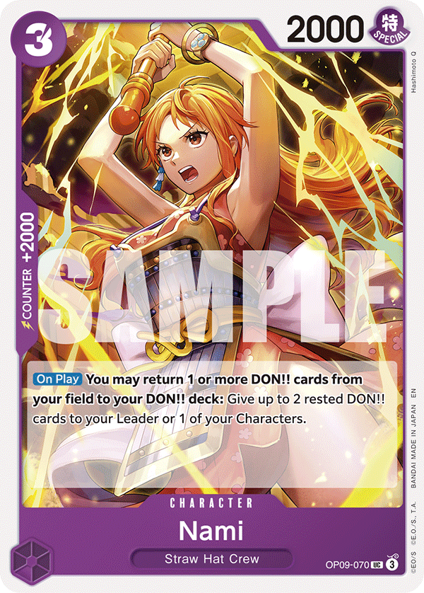 Nami (Reprint) OP09-070_r1 One Piece TCG