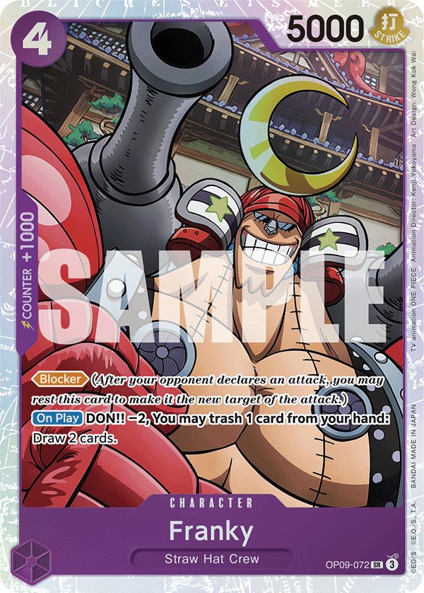 Franky OP09-072 One Piece TCG