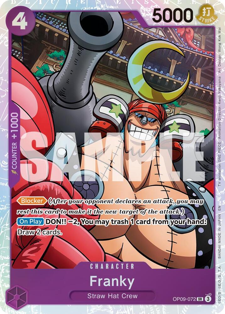 Franky - OP09-072 (Reprint) OP09-072_r1 One Piece TCG