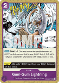 Gum-Gum Lightning OP09-077 One Piece TCG
