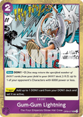 Gum-Gum Lightning (Pirate Foil) OP09-077_p1 One Piece TCG