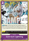 Gum-Gum Lightning (Reprint) OP09-077_r1 One Piece TCG