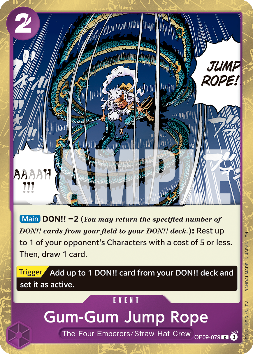 Gum-Gum Jump Rope (Pirate Foil) OP09-079_p1 One Piece TCG