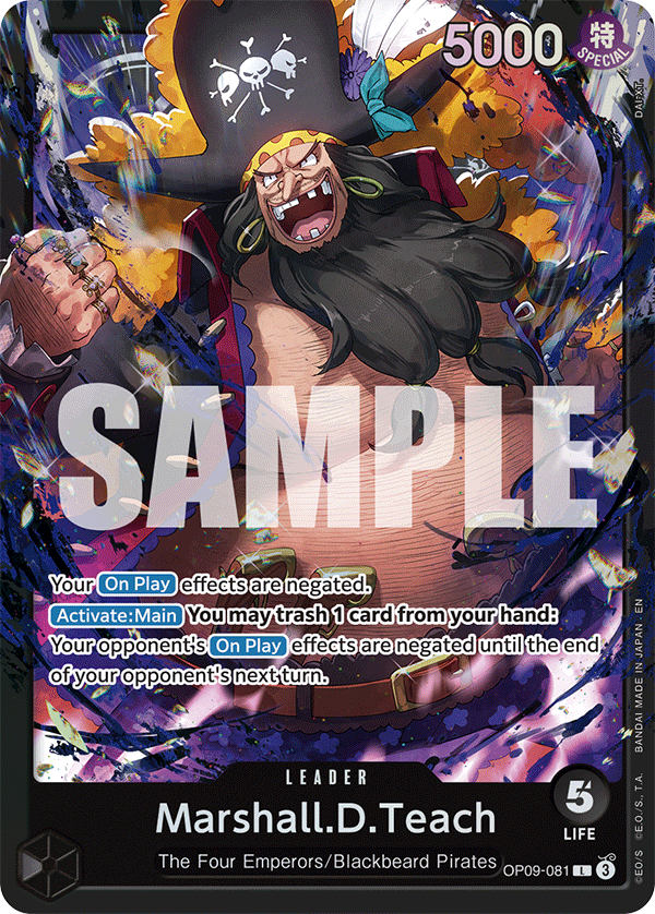 Marshall.D.Teach (OP09-081) OP09-081_p2 One Piece TCG