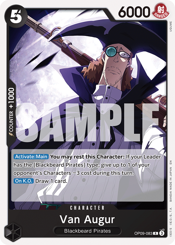 Van Augur (Reprint) OP09-083_r1 One Piece TCG