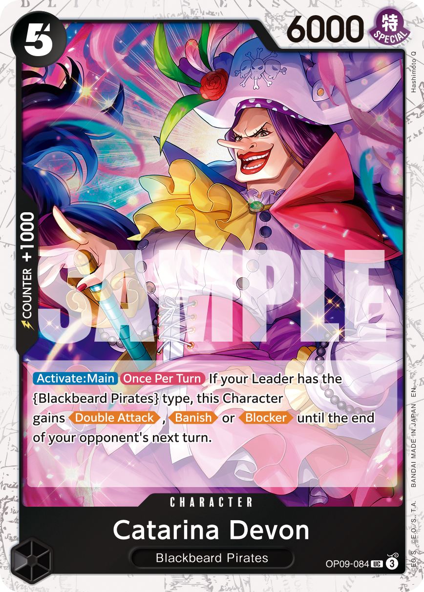 Catarina Devon (Pirate Foil) OP09-084_p1 One Piece TCG