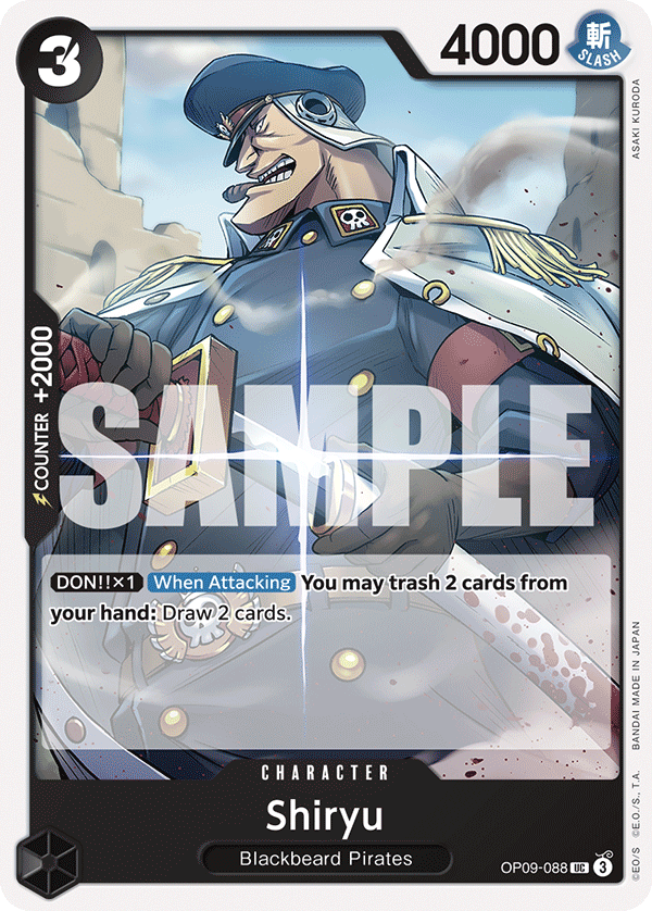 Shiryu OP09-088 One Piece TCG