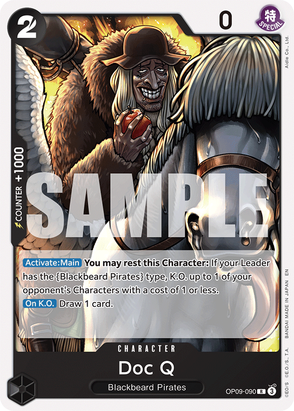 Doc Q (Reprint) OP09-090_r1 One Piece TCG