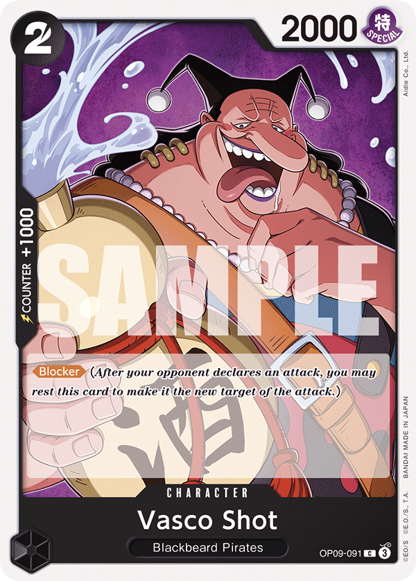 Vasco Shot OP09-091 One Piece TCG