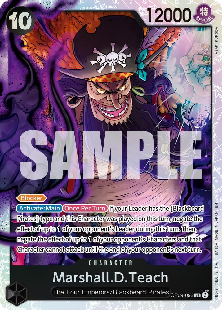 Marshall.D.Teach - OP09-093 (Reprint) OP09-093_r3 One Piece TCG