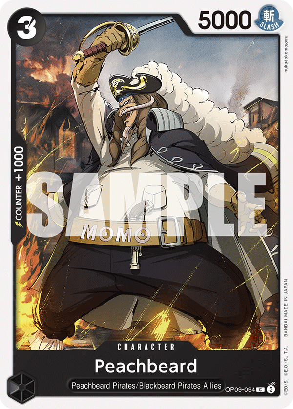 Peachbeard OP09-094 One Piece TCG