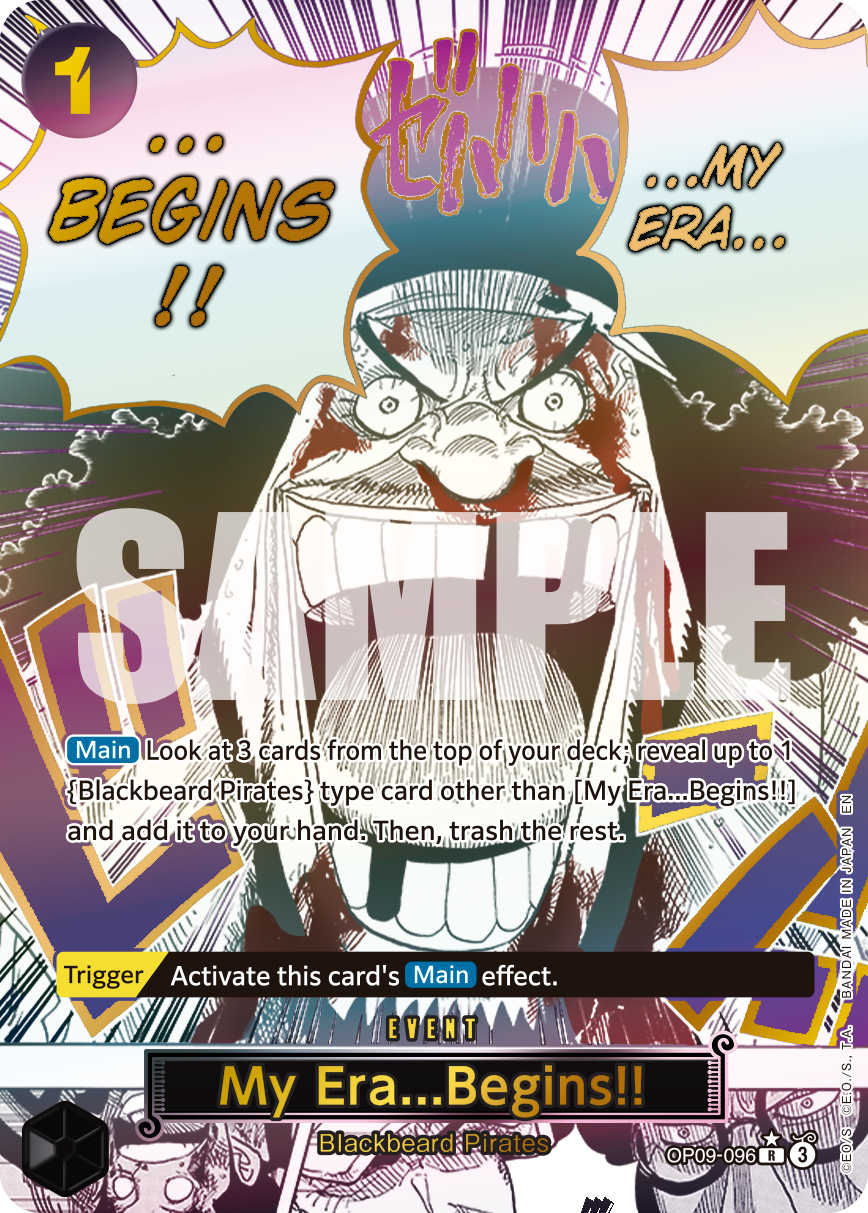 My Era...Begins!! (Manga) OP09-096_p1 One Piece TCG
