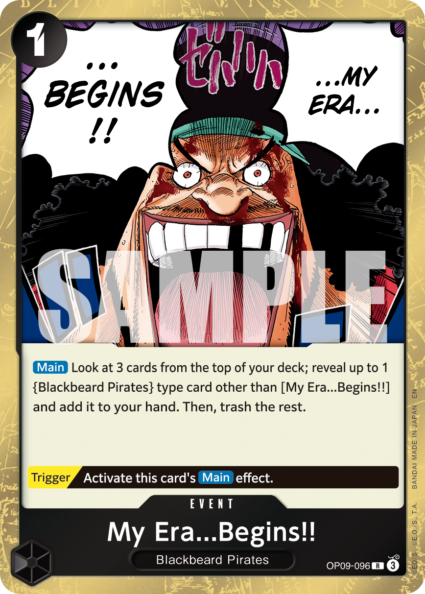 My Era...Begins!! (Reprint) OP09-096_r1 One Piece TCG