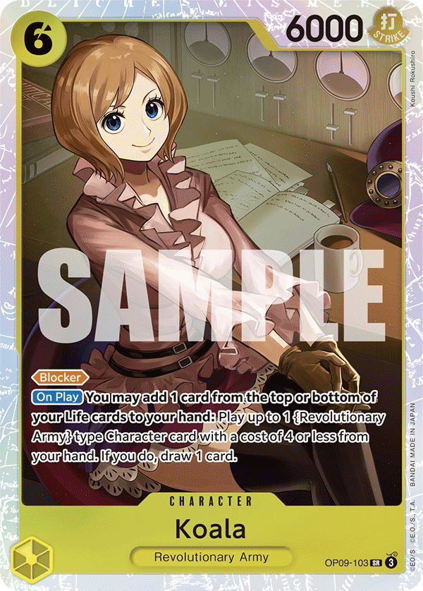 Koala OP09-103 One Piece TCG