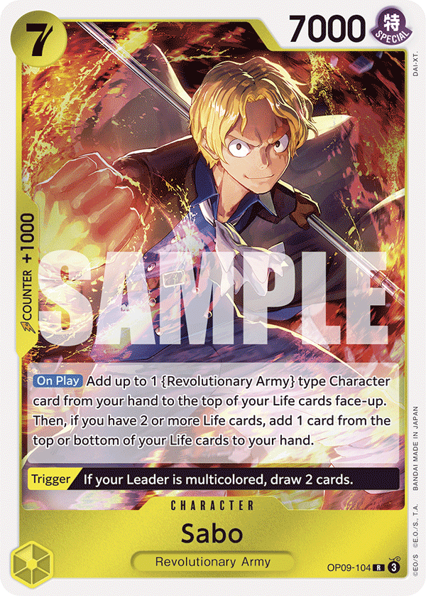 Sabo (104) OP09-104 One Piece TCG