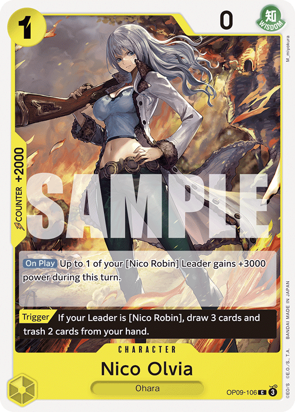 Nico Olvia OP09-106 One Piece TCG