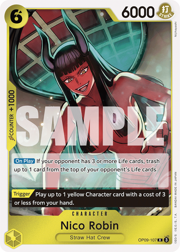 Nico Robin (107) OP09-107 One Piece TCG