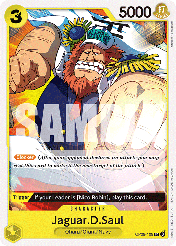 Jaguar.D.Saul OP09-109 One Piece TCG