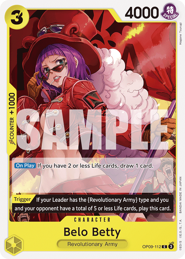 Belo Betty OP09-112 One Piece TCG