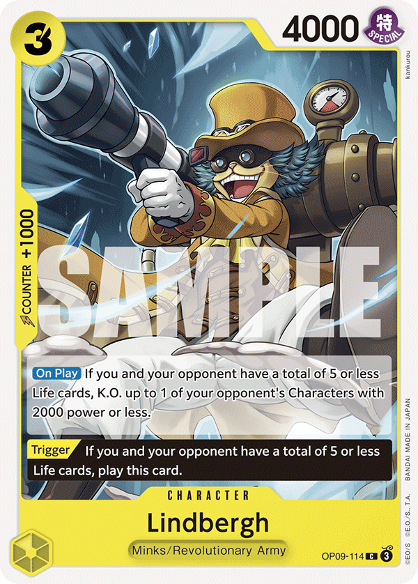 Lindbergh OP09-114 One Piece TCG