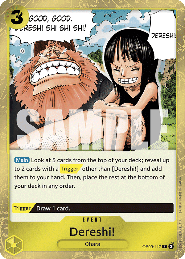 Dereshi! OP09-117 One Piece TCG