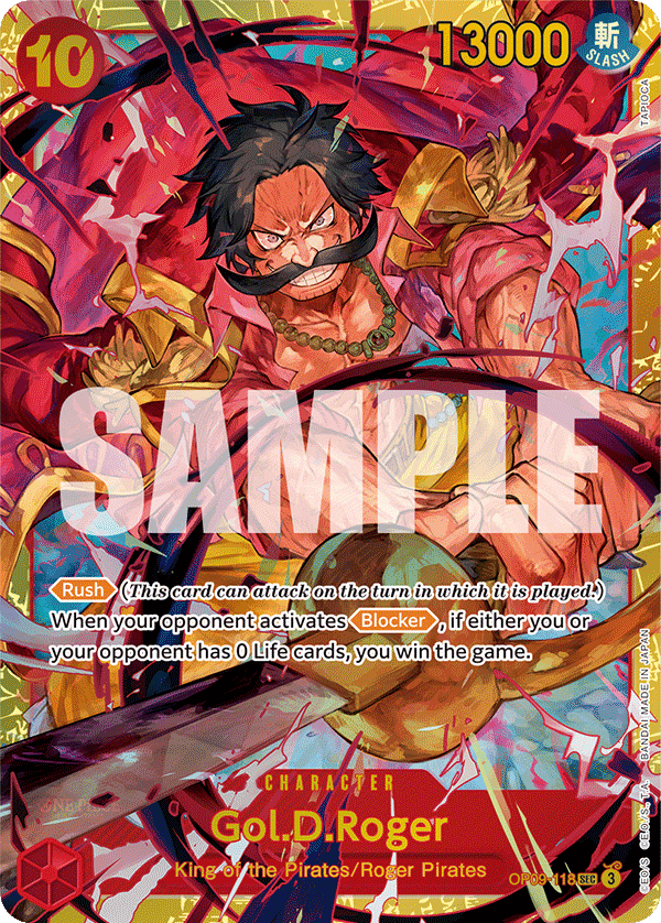 Gol.D.Roger OP09-118 One Piece TCG