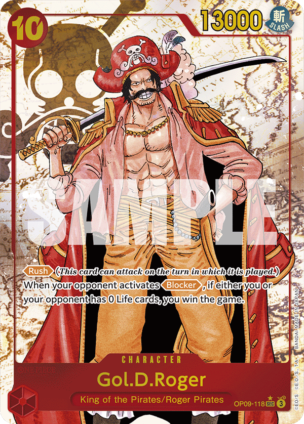 Gol.D.Roger (Alternate Art) OP09-118_p1 One Piece TCG