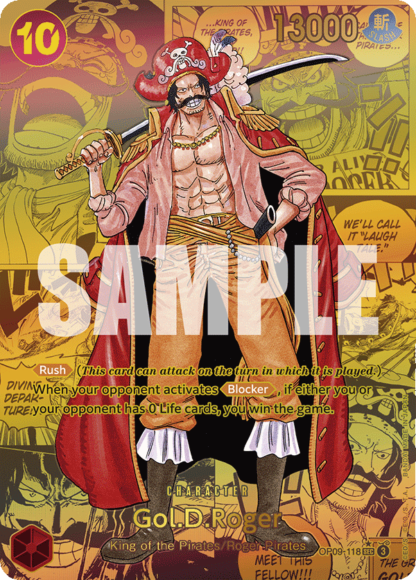 Gol.D.Roger (Manga) OP09-118_p2 One Piece TCG