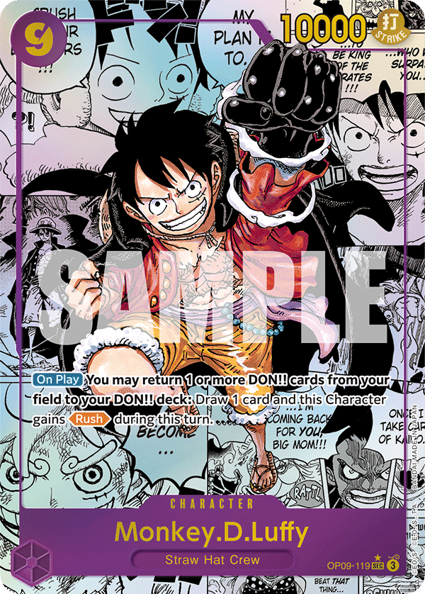 Monkey.D.Luffy (119) (Manga) OP09-119_p2 One Piece TCG