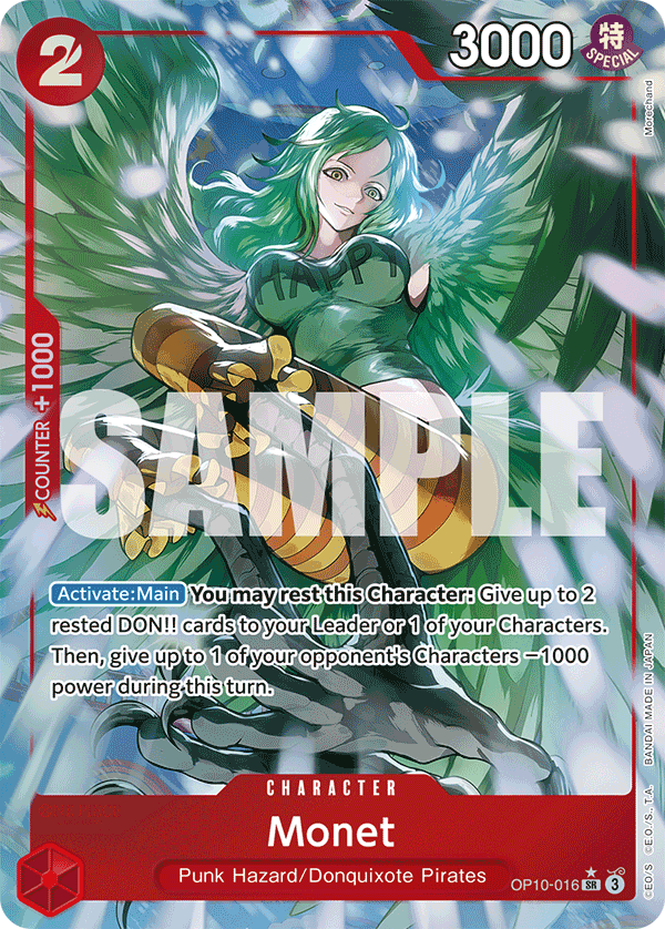 Monet (Parallel) OP10-016_p1 One Piece TCG